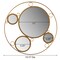 Uniquewise Decorative Metal Wall Mounted Modern Mirror - Perfect for Living Room, Bedroom, Bathroom Vanity, Entryway, or Hallway, Adding Elegance and Charm to Your Space